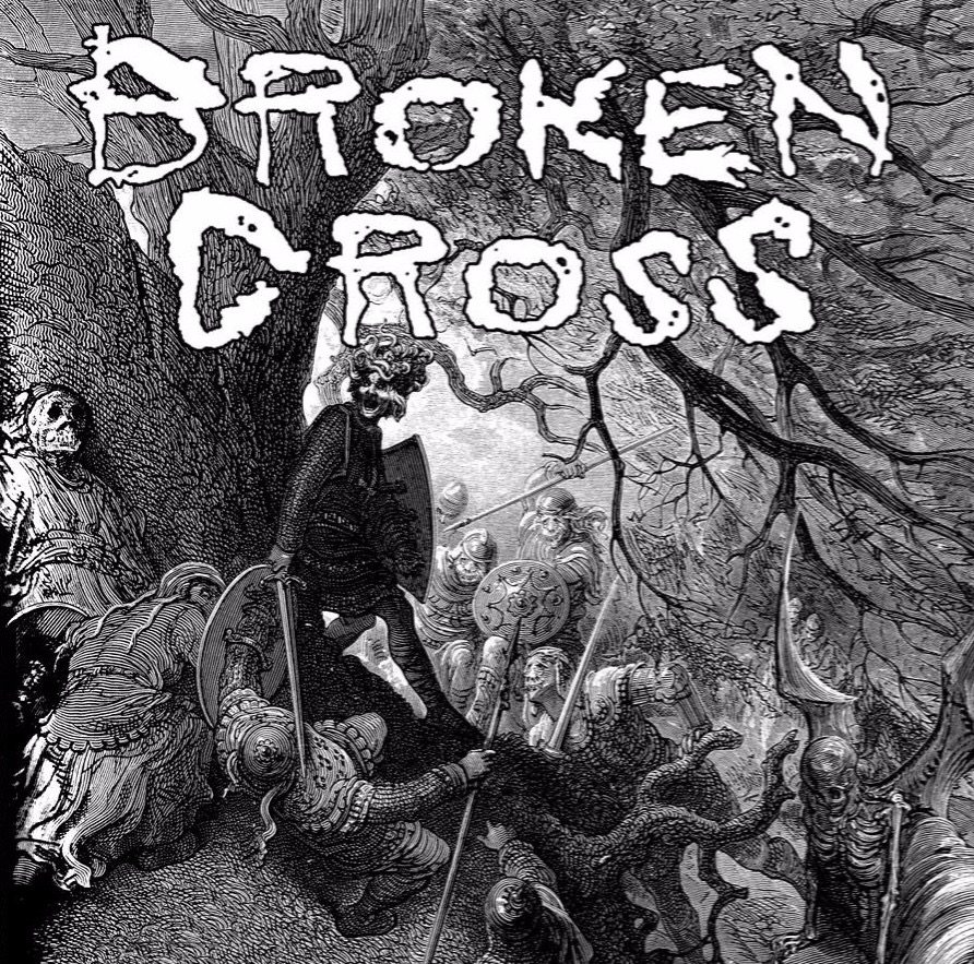 Cross break. Broken Cross or Peace.