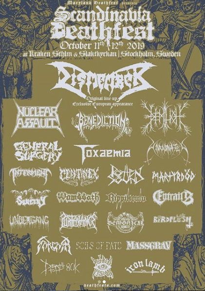 Dismember Reunite for Scandinavia Deathfest in October! - Decibel Magazine