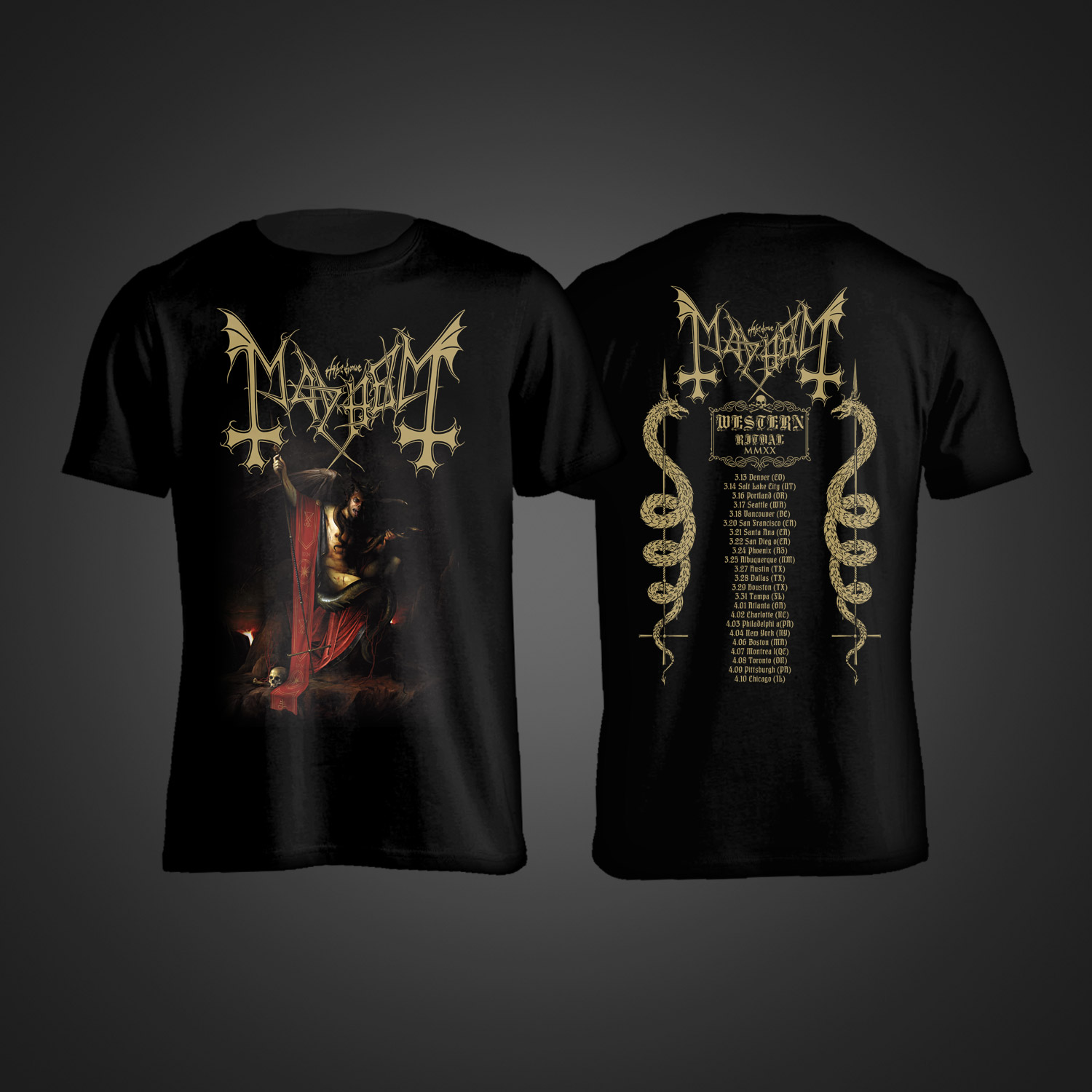 Mayhem - Winged Daemon - T-Shirt