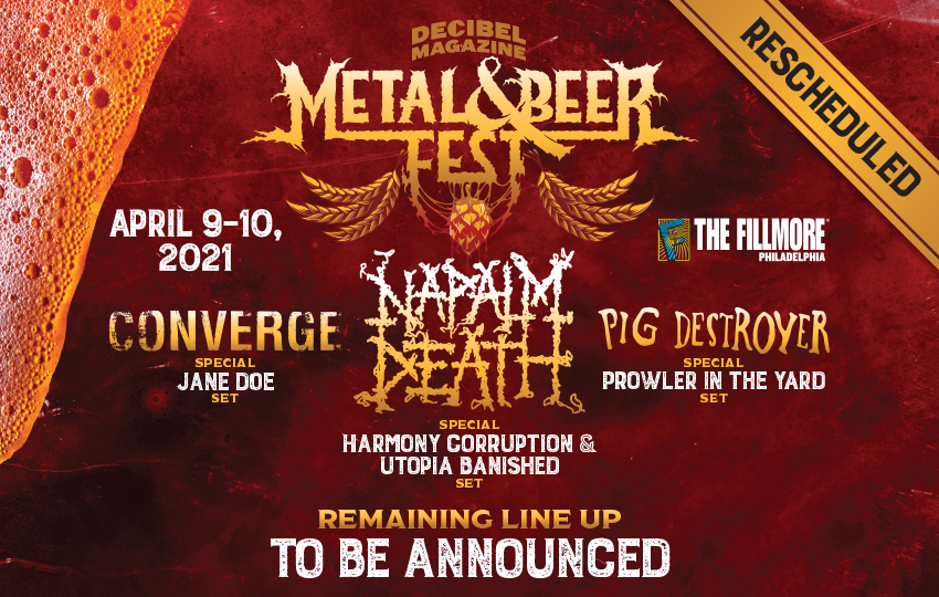 Rescheduled Decibel Magazine Metal & Beer Fest Philly Dates Announced