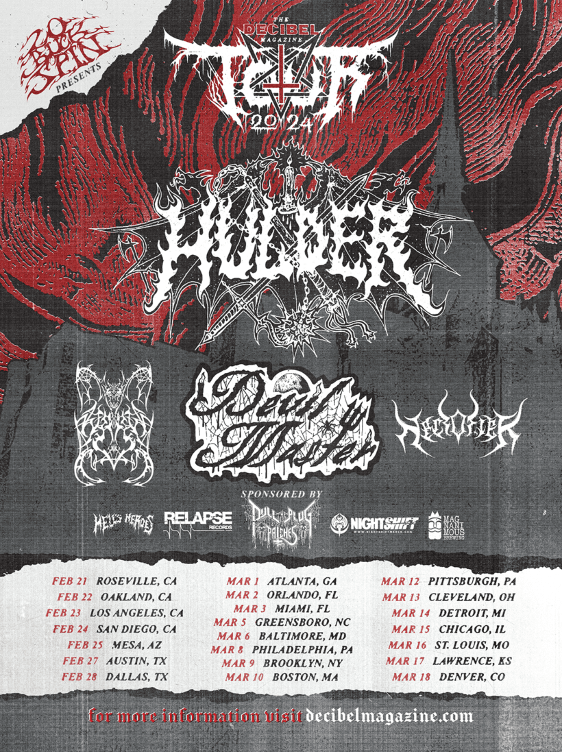 Announcing The Decibel Magazine Tour 2024 Featuring Hulder, Devil 