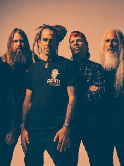 Lamb of God (L-R: Art Cruz, Mark Morton, Randy Blythe, Willie Adler, John Campbell) Photo by Jimmy Hubbard